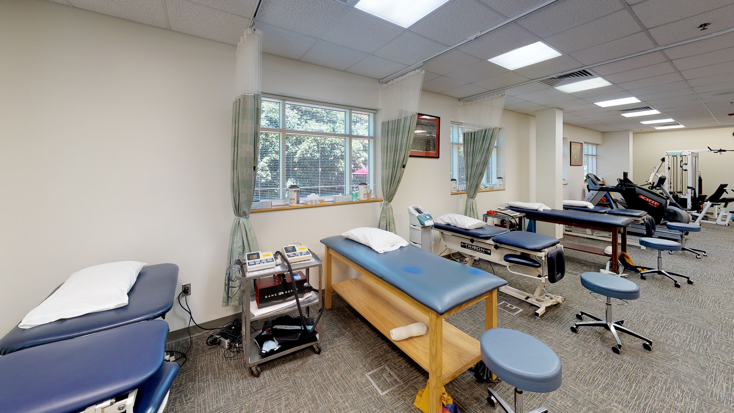 Inside of the Campus Health Center.