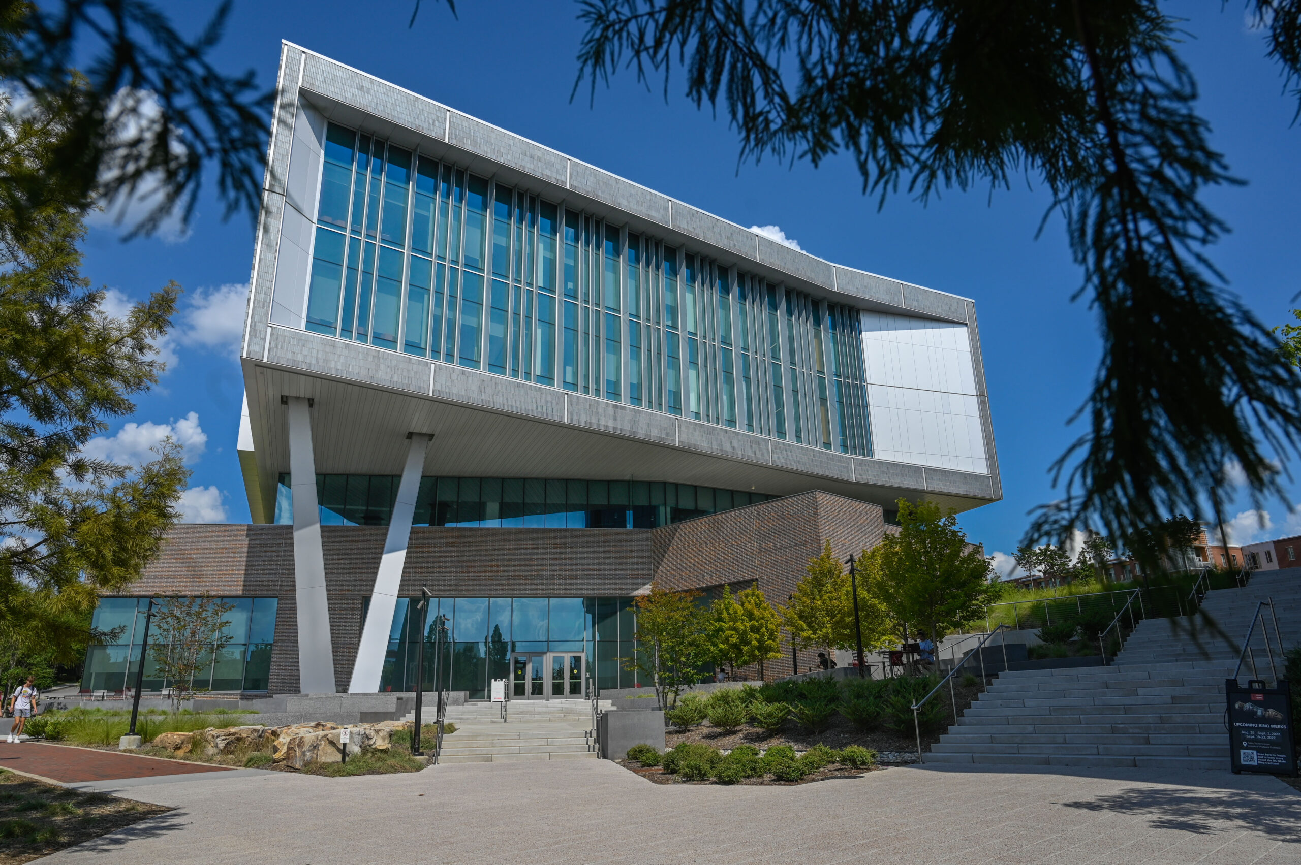 Fitts-Woolard Engineering building on Centennial Campus. Photo by Marc Hall